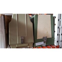 VINTAGE GREEN KENMORE SEWING MACHINE AND WHITE KENMORE SEWING MACHINE