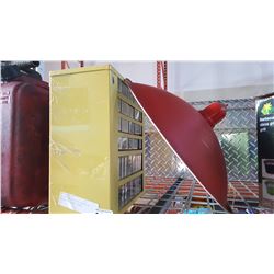 EATONS TECOMASTER ORGANZIER AND METAL LIGHT SHADE