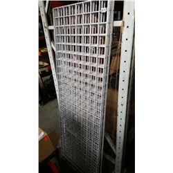 WHITE METAL GRATE