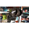 Image 1 : BLACK LEATHER TOOL BELT AND DEWALT BINDER FOR CONTRACTORS W/ BUILT IN ACCESSORIES
