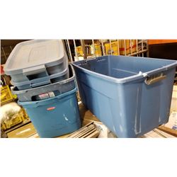 LOT OF STORAGE TOTES