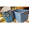 Image 1 : LOT OF STORAGE TOTES