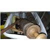 Image 2 : CRATE OF GREASE GUNS AND BASKET OF TOOLS