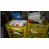 Image 1 : 2 CRATES OF GARDEN TIMERS, ELECTRONICS, AND ESTATE GOODS