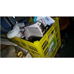 DELTA FAUCETAND CRATE OF ESTATE GOODS