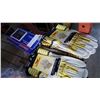 Image 1 : 6 PAIRS OF NEW CONDOR SIZE LARGE WORK GLOVES AND 12PC XZN BIT SET