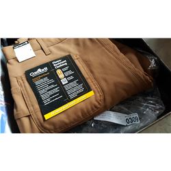 NEW CARHARTT FLAME RESISTANT CANVAS WAIST OVERALLS SIZE 38 X 34 RETAIL $194