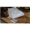 Image 1 : NEW FIRST AID RECORD BOOKS AND CASE OF LABEL SHEETS