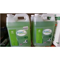 4 JUGS GREEN WORKS POT AND PAN DETERGENT