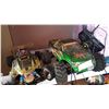 Image 1 : 2 HOBBY GRADE ELECTRIC RC CARS W/ ONE CONTROLLER