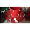 Image 2 : RED CAST IRON CHRISTMAS TREE STAND