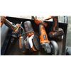 Image 1 : RIDGID 3PC CORDLESS TOOLS AND RIDGED CORDED SANDER