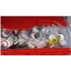 Image 2 : TOTE OF POGS AND TOTE OF HEART DECORATIONS