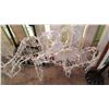 Image 1 : TWO LIGHT UP CHRISTMAS REINDEER 1 WITH MOTION