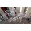 Image 1 : THREE LIGHT UP CHRISTMAS REINDEER TWO WITH MOTION