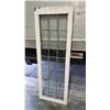 Image 1 : 19X56 INCH 21 PANE LEADED GLASS WINDOW