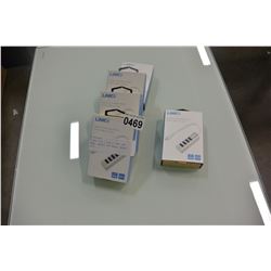 5 NEW TYPE C USB 4 PORT USB HUBS, RETAIL $30 EACH, VALUE $150