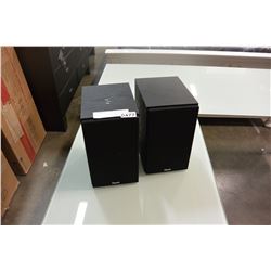 AS NEW PAIR OF KLIPSCH B-10 BOOKSHELF SPEAKERS RETAIL $299, TETSED