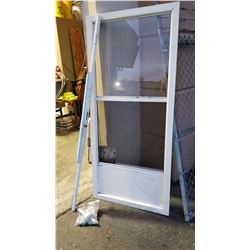 STORM DOOR W/ ACCESSORIES