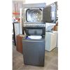Image 2 : NEW GREY FRIGIDAIRE HETL STACKER WASHER DRYER WITH QUICK DRY, CURRENT RETAIL $1,898