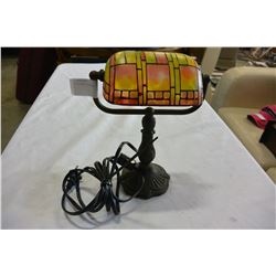 COLORED GLASS TABLE LAMP