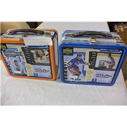 TWO WAYNE GRETZKY TIN LUNCH BOXES