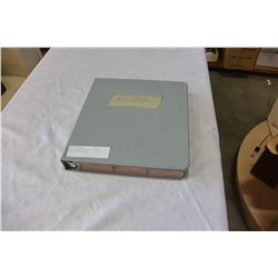 GREY BINDER COMPLETE SET PF 1990 SCORE CARDS