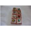 Image 1 : LOT OF EIGHT DINNER RINGS