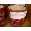 Image 3 : 16PC CRANBERRY FLORAL LACE TEMPTATIONS DINNER WARE