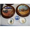 Image 3 : BOX OF COLLECTOR PLATES IN WOOD HOLDERS FROM WANBURG MINT