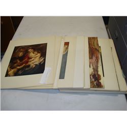 LOT OF UNFRAMED PRINTS