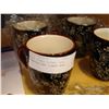 Image 2 : 16PC BLACK FLORAL LACE TEMPTATIONS DINNER WARE