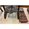Image 2 : ANGLO INDIAN ANTIQUE CAKE STAND AND BOOK SLIDE