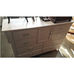 WHITE 8 DRAWER DRESSER