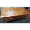 Image 1 : PINE COFFEE TABLE