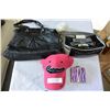 Image 1 : COACH PURSE ANDGUESS PURSE AND HAT AND FLASK