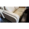 Image 2 : JAYMAR WHITE LEATHER LOVE SEAT