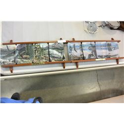 TWO BRADFORD EXCHANGE PLATE SETS HEART OF THE ROCKIES AND DAWNS CALL