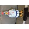 Image 2 : BULL HORNS AND PAPER MACHE CHICKEN