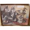 Image 1 : SIGNED LIMITED EDITION PRINT BY PATTI LINDSTRAND HUSKY PUPPIES OF ALASKA