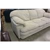 Image 2 : KENDYL COLLECTION WHITE MICROFIBER SOFA AND LOVE SEAT