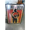 Image 1 : FRAMED "WALK THE LINE" JOHNNY CASH ADVERT