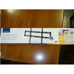 NEW OVERSTOCK INSIGNIA 47-80 INCH FIXED POSITION TV WALL MOUNT, COMPLETE, UP TO 120 LBS