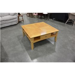 MAPLE 1 DRAWER COFFEE TABLE