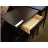 Image 2 : PAIR OF BLACK 1 DRAWER NIGHTSTANDS
