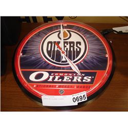 EDMONTON OILERS CLOCK