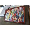 Image 2 : 6FT X 3FT OIL ON CANVAS JOHN F. KENNEDY MEMORIAL MUSEUM DISPLAYED 1968