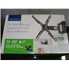 Image 1 : NEW OVERSTOCK INSIGNIA 13-32 INCH FULL MOTION TV WALL MOUNT, COMPLETE, UP TO 33 LBS