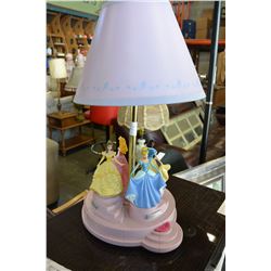 DISNEY PRINCESS ANIMATED ROTATING LAMP