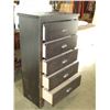 Image 2 : NEW ASHLEY SIGNATURE DARK FINISH MODERN 5 DRAWER CHEST OF DRAWERS RETAIL $799